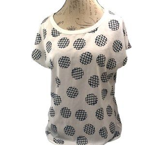 Pleione White & Black Top Size S